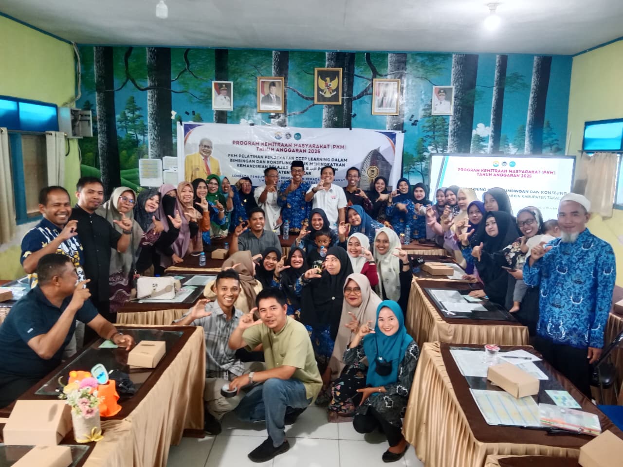 Pelatihan Pendekatan Deep Learning bagi Guru BK PC ABKIN Takalar
