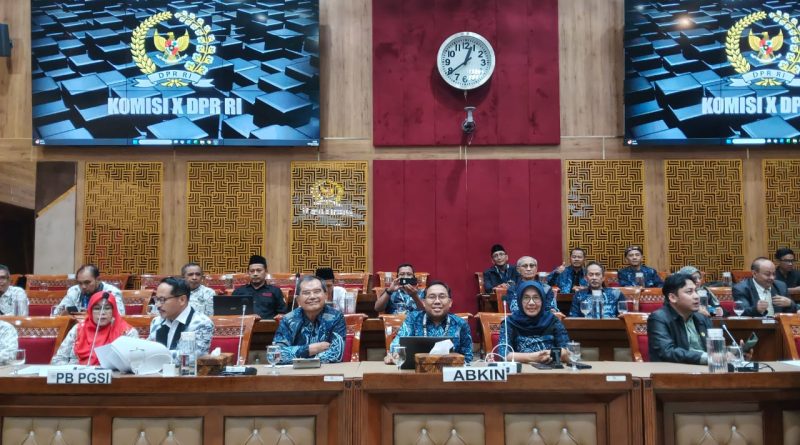 PB ABKIN di RDPU Komisi X DPR RI